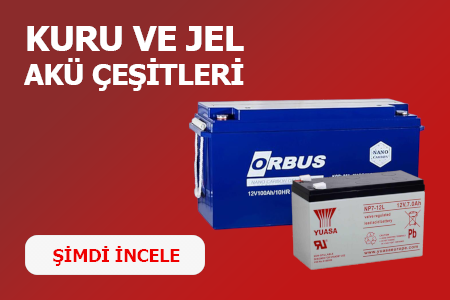 kuru ve jel akü çeşitleri