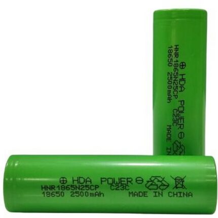 hda power 18650 2500mAh 3.7V 12C