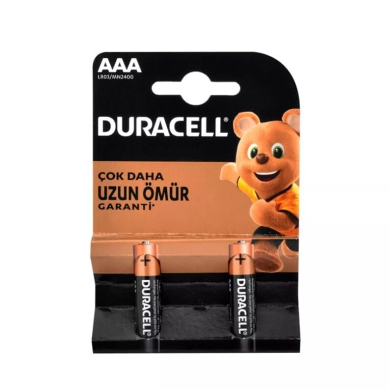 duracell lr03 aaa alkalin pil
