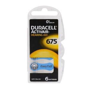 duracell activair 675 işitme cihazı pili