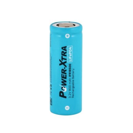 power-xtra 18500 3.2v 800mah lifepo4 pil