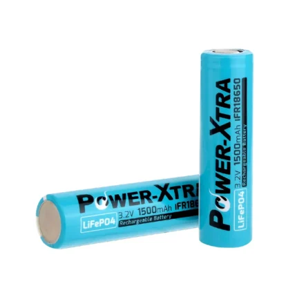 power-xtra 18650 3.2v 1500mAh lifepo4 pil