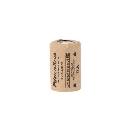 power-xtra px13-45scp 1.2v 1300mah 4/5sc ni-cd pil