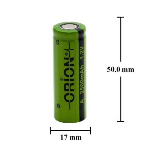 Orion A 1.2V 2500mAh Ni-MH Başsız Pil (2.5A)