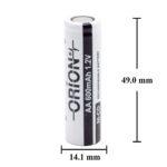 Orion AA 1.2V 600mAh Ni-Cd Başsız Pil (1.8A)