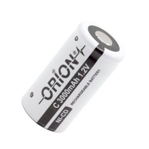 Orion C 1.2V C 3000mAh Ni-Cd Başsız Pil (9A)