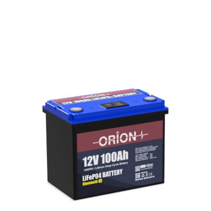 Orion 12V 100Ah LiFePO4 Bluetoothlu Akü
