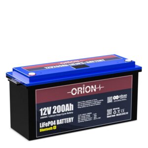 Orion 12V 200Ah LiFePO4 Ekranlı Bluetoothlu Akü