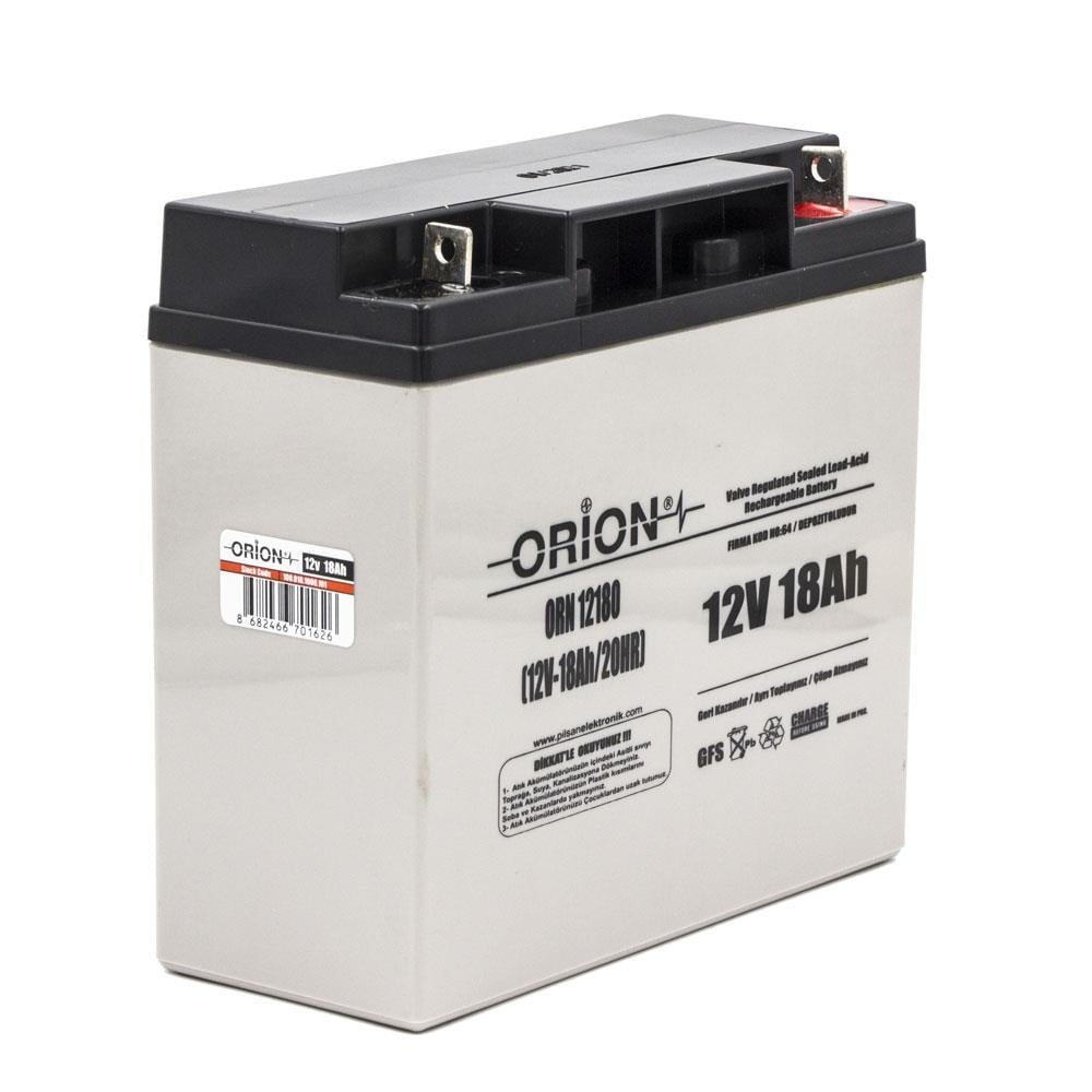 orion-12v-18ah-bakimsiz-kuru-aku-orn12180 Orion 12V 18Ah Bakımsız Kuru Akü