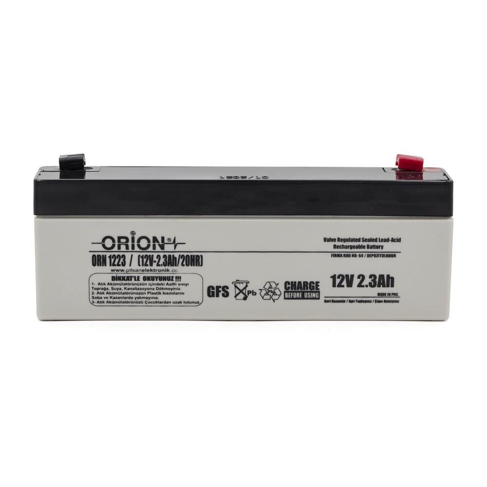 orion-12v-2ah3-bakimsiz-kuru-aku-orn1223 Orion 12V 2.3Ah Bakımsız Kuru Akü
