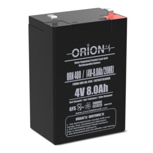 Orion 4V 8Ah Bakımsız Kuru Akü