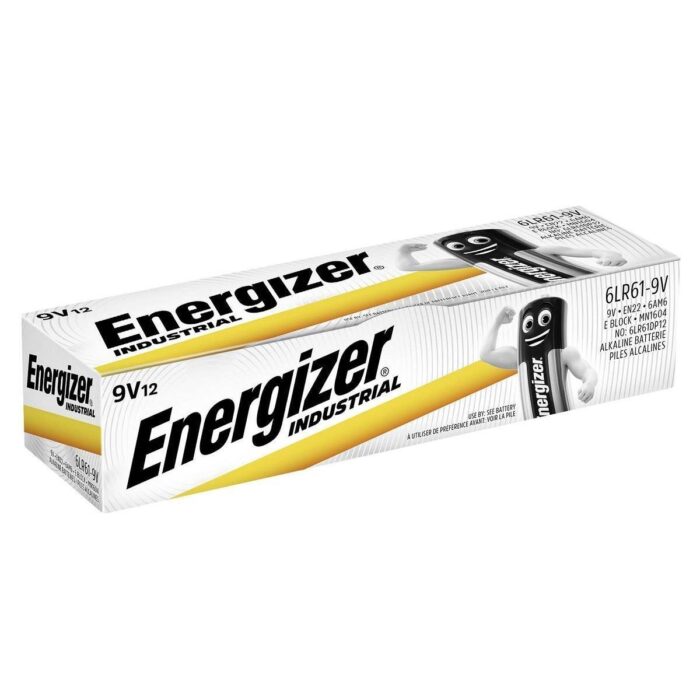 Energizer Industrial 9V Alkalin Pil 12’li Paket