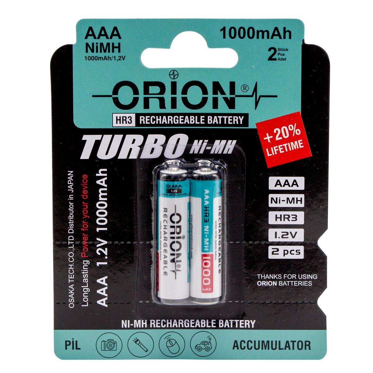 orion-1v2-1000mah-aaa-ni-mh-sarj-edilebilir-ince-kalem-pil-2li-paket Orion 1.2V 1000mAh AAA Ni–MH Şarj Edilebilir İnce Kalem Pil 2’li Paket