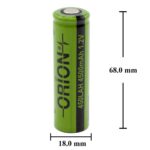 Orion 450LAH 1.2V 4500mAh Ni-Mh Pil