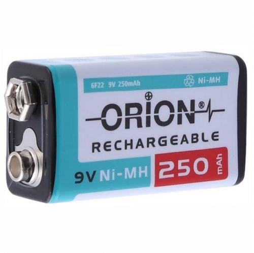 orion-9v-250mah-sarj-edilebilir-ni-mh-pil-3 Orion 9V Ni-Mh Pil
