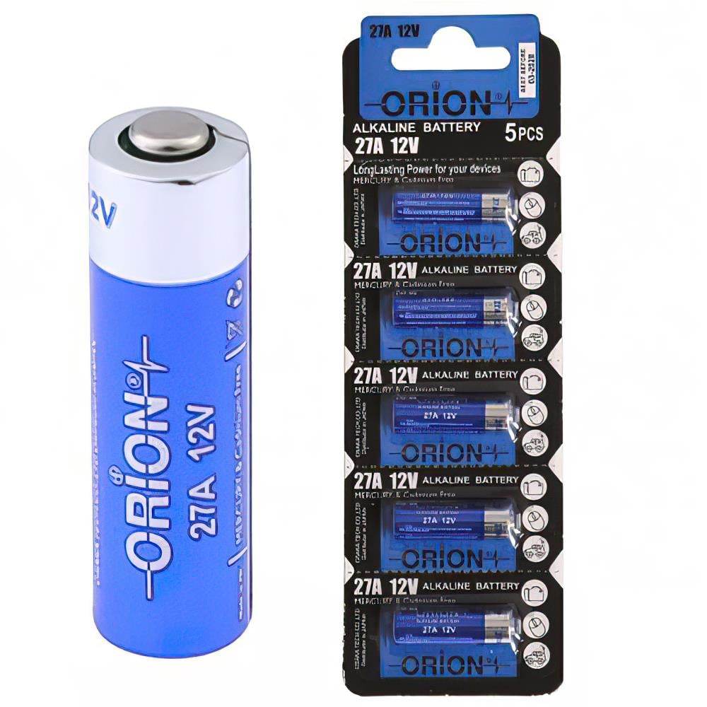 orion-v27a-12v-alkalin-pil-5li-paket Orion V27A 12V Alkalin Pil 5’li Paket