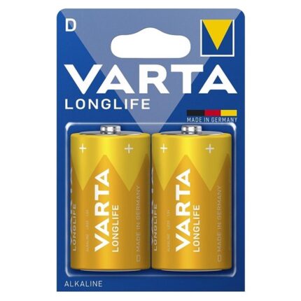 Varta 4120 Longlife Extra D Büyük Boy Pro Alkalin Pil 2’li Paket
