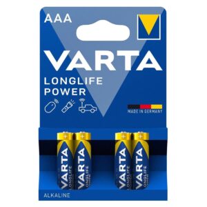 Varta 4903 Longlife Power AAA Alkalin İnce Kalem Pil 4’lü Paket