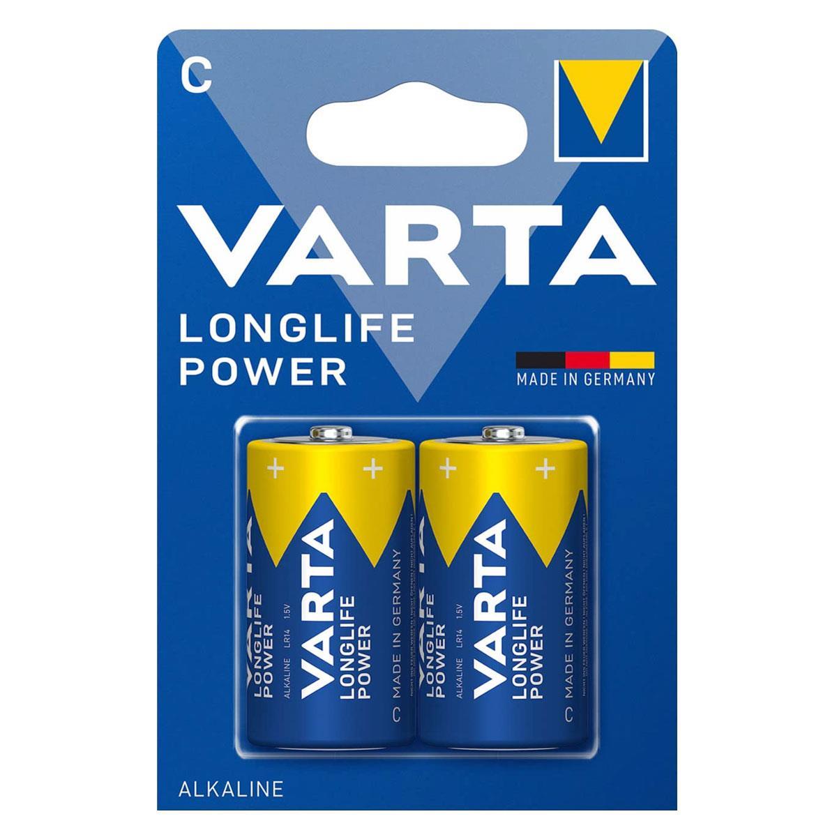 varta-4914-longlife-power-c-orta-boy-alkalin-pil-2li-paket Varta 4914 Longlife Power C Orta Boy Alkalin Pil 2’li Paket