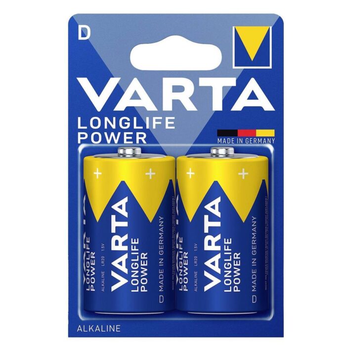 Varta 4920 Longlife Power D Büyük Boy Pro Alkalin Pil 2’li Paket
