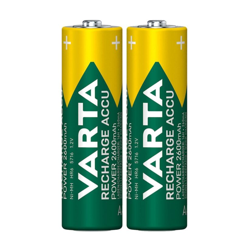 Varta 57161 Power 2600mAh AA Şarj Edilebilir Kalem Pil 2'li Paket