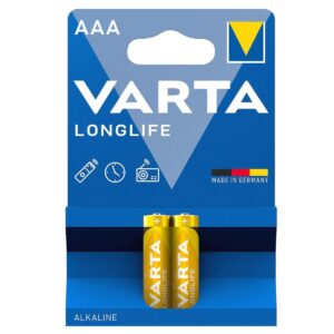 Varta 4103 Longlife AAA Alkalin İnce Kalem Pil 2’li Paket