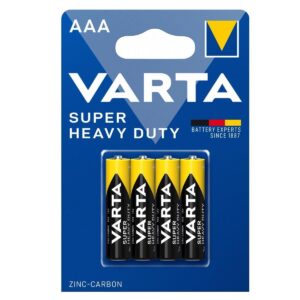 Varta Super Heavy Duty AAA Alkalin İnce Kalem Pil 4’lü Paket