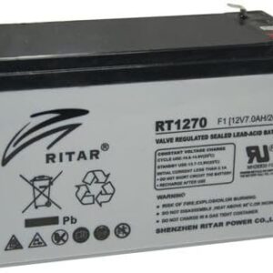 ritar 12v 7ah kuru agm akü rt1270