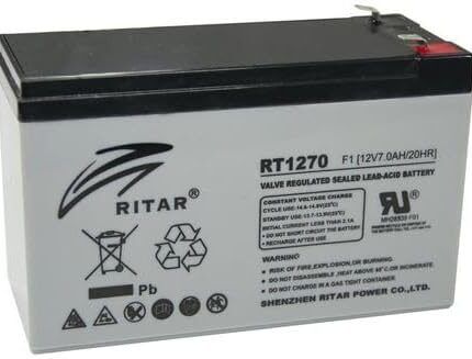 ritar 12v 7ah kuru agm akü rt1270